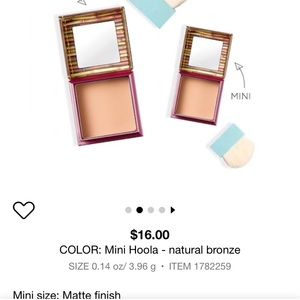 Benefit hoola mini bronzer